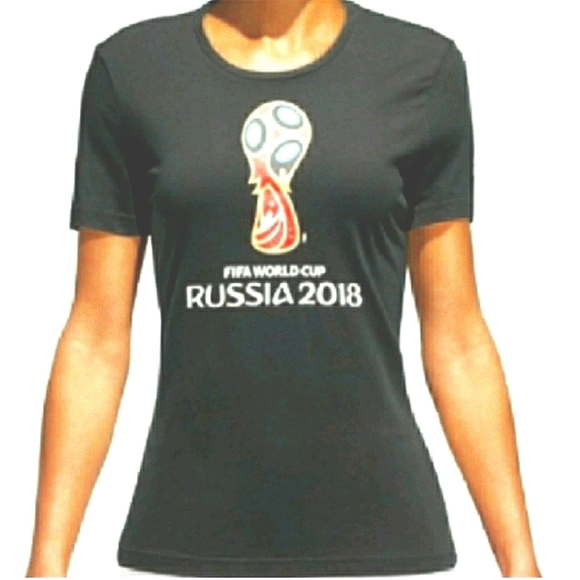 NWT Official Adidas FIFA Russia World Cup Tee NEW
